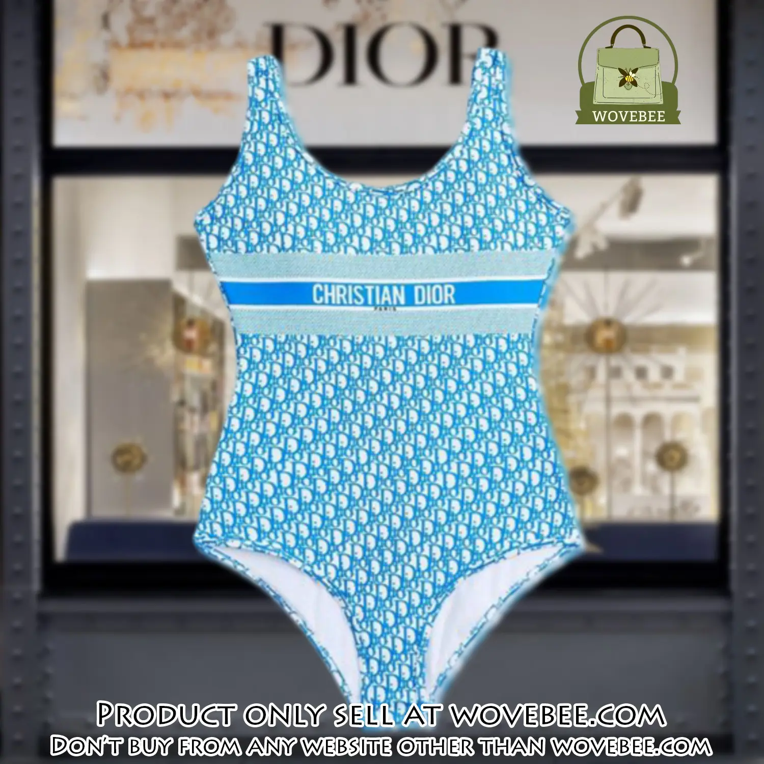 Christian dior swimwear beachwear one piece swimsuit osw1047 wvb1340262